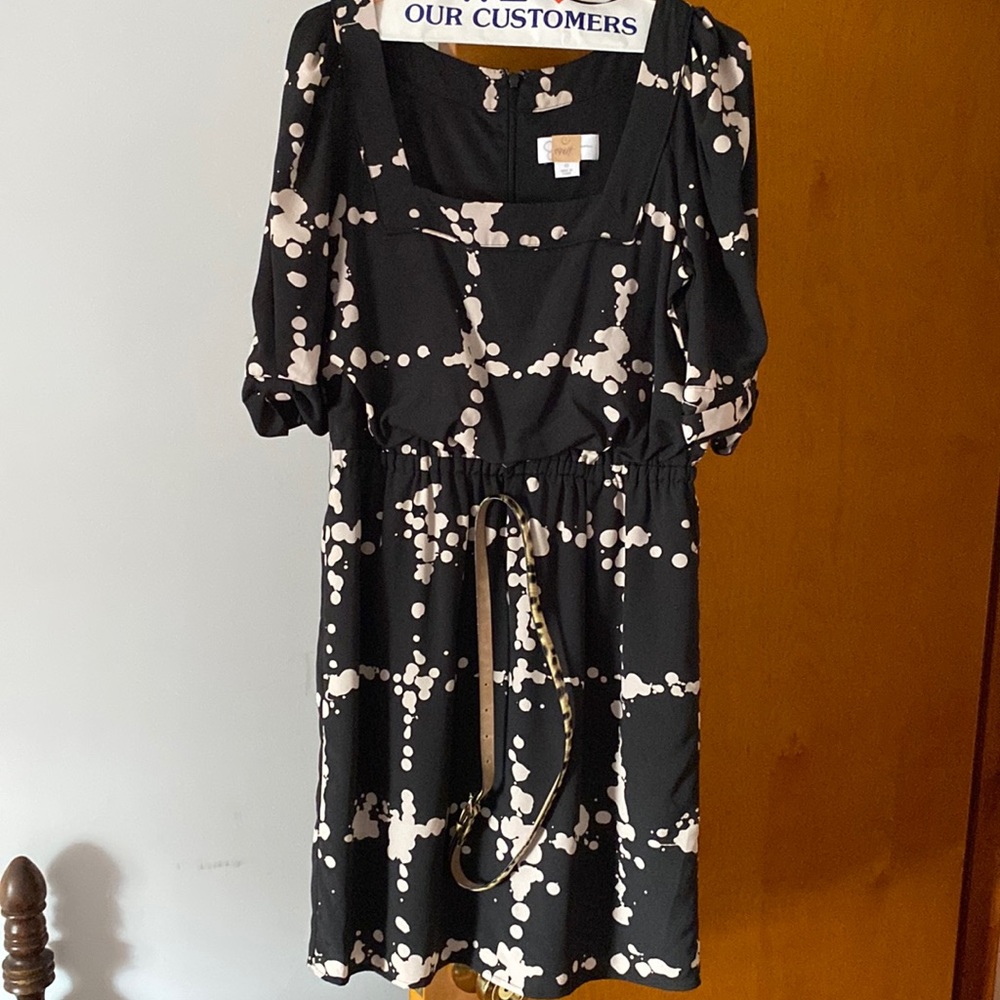 Jessica Simpson dress, square neck, super flattering, size 10